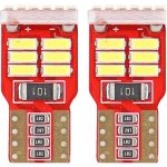 LED AMIO CANBUS 18SMD 4014 T10e (W5W) Bílá 12V, sada 2 ks – Zboží Mobilmania