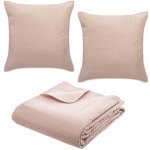Atmosphera Přehoz přes postel 260x240 s povlaky na polštáře 60x60 růžový 163920P růžová – Hledejceny.cz