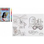 Krtek 2 Maluj podle barevných teček + maxi voskovka – Zboží Dáma