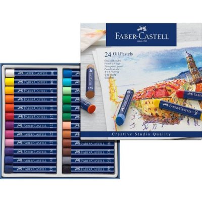 Olejové pastely Faber-Castell 24 barev – Zboží Mobilmania