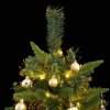 Vánoční osvětlení Prolenta Maison Exclusive Umělý sklápěcí vánoční stromek s 300 LED a koulemi 180 cm