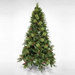 Eurolamp Vánoční umělý stromek borovice se šiškami 180 cm – Hledejceny.cz