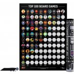 Board Game Geek Scratch-Off Poster Top 100 Board Games – Hledejceny.cz