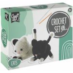 Grafix Háčkované kočky 13x6,5x10,5 cm – Hledejceny.cz