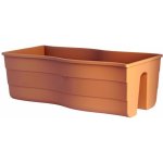 Nohel Garden Truhlík WAVE na zábradlí plastový 60 cm – HobbyKompas.cz