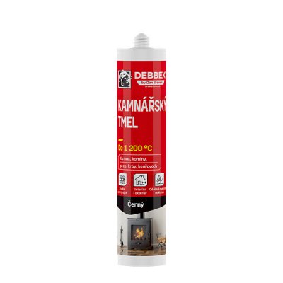 Debbex 70405RL Kamnářský tmel 280 ml černá – HobbyKompas.cz