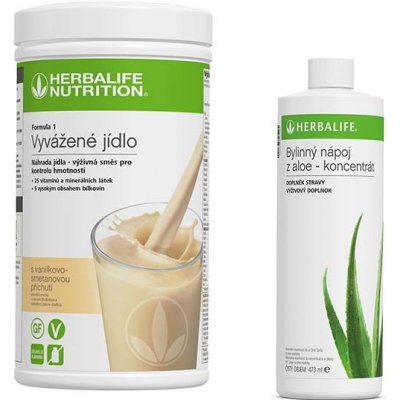 Herbalife sada Formule 1 550 g a Aloe 473 ml – Hledejceny.cz