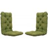 Polstr, sedák a poduška VeGA 3029 zelený 98 x 50 x 10 cm