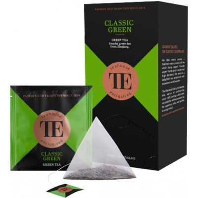 Teahouse Exclusives klasický zelený čaj 20 pyramidových sáčků – Hledejceny.cz