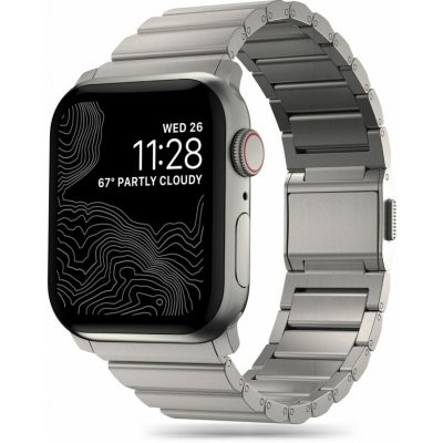 Tech-PČervenáect Belt Tech-PČervenáect SteelBand Apple Watch 4/5/6/7/8/9/SE/Ultra 1/2 42/44/45/49mm titanium – Zboží Živě