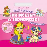 Omalovánka Nalepuj a vybarvuj! Princezny a jednorožci – Zboží Dáma