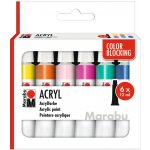 Marabu Acrylic Paints akrylové barvy 6 ks 12 ml – Zboží Dáma