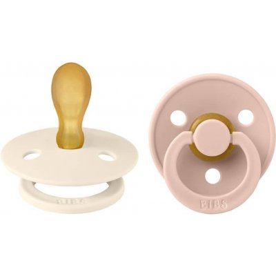 Bibs colour symetrické dudlíky Ivory/Blush 2 ks – Sleviste.cz