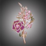 Éternelle exkluzivní květinová brož Swarovski Elements Alfonsa B2233/CO – Zboží Dáma