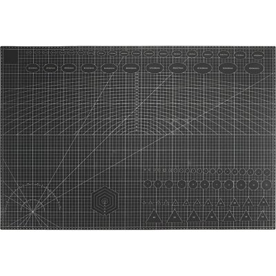 Verk 11351 Podložka na řezání a stříhání oboustranná A1 černá – Zboží Mobilmania