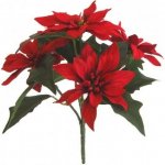 Umělá kytice Poinsettie, červená – Zboží Mobilmania