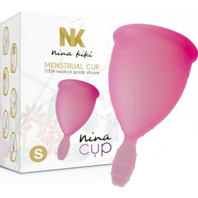 Nina Kikí Nina Cup Menstruační kalíšek Velikost S růžová – Zboží Dáma