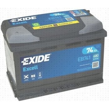 Exide Excell 12V 74Ah 680A EB741