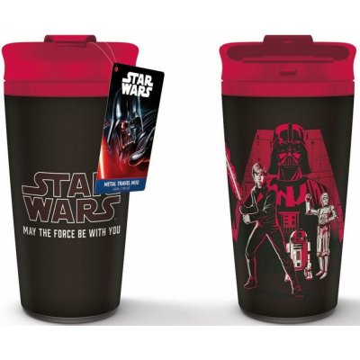 EPEE Merch Star Wars Hrnek cestovní May the Force be with you Pyramid 425 ml