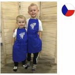 Povlečení Plus Dětská vinařská zástěra s výšivkou 45x60 Hrozen na modré – Hledejceny.cz