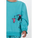 JOYCE Dívčí bavlněné pyžamo DALMATIANS Zelená růžová červená – Hledejceny.cz