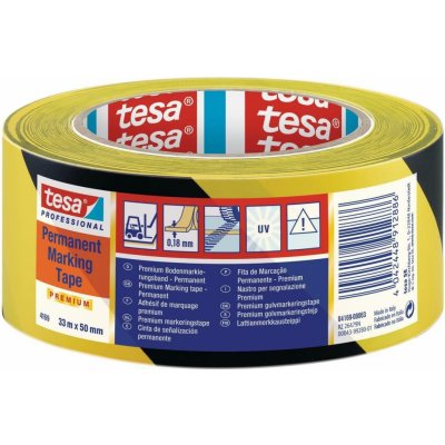 Tesa Tesaflex Značkovací páska 33 m x 50 mm žluto-černá – Hledejceny.cz
