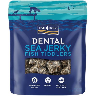 FISH4DOGS Dentální pamlsky pro psy mořská ryba rybičky 115 g