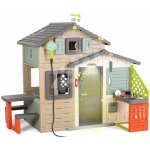 Smoby Domeček Přátel s posezením pod lampou na podlaze v elegantních barvách Friends House Evo Playhouse – Hledejceny.cz