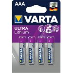 Varta Ultra Lithium 4ks AAA 6103301404 – Zboží Živě