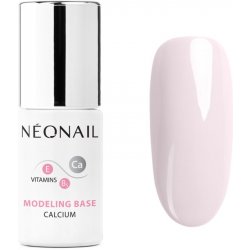 NeoNail Modeling Base Calcium podkladový lak pro gelové nehty s vápníkem Basic Pink 7,2 ml