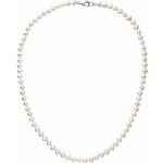 Evolution Group Perlový z pravých říčních perel bílé oválné perly 22037.1 – Zboží Dáma