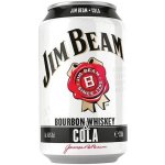 Jim Beam Bourbon & whisky and Cola 4,5% 0,33 l (holá láhev) – Zbozi.Blesk.cz