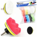 GEKO Sada nástavců na leštění 80 mm 9 ks | Zboží Auto