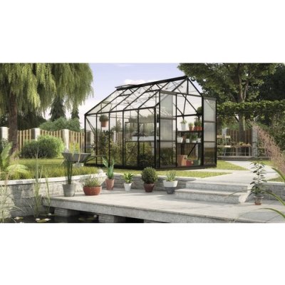 Vitavia Uranus 8300 skleněný 3 mm 257 x 321 cm černý + základový rám – Hledejceny.cz