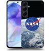 Pouzdro a kryt na mobilní telefon Samsung Picasee silikonové Samsung Galaxy A55 5G Nasa Earth černé