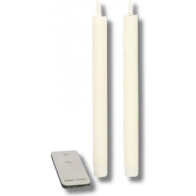 NIPEKO Svíce 23cm bílá LED 2ks/bal – Hledejceny.cz