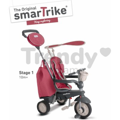 Smart Trike Voyage Touch Steering 1950500 červeno šedá – Zboží Mobilmania