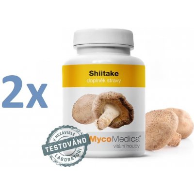 MycoMedica Shiitake Lentinula edodes 2 x 90 kapslí – Sleviste.cz