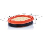 MANN-FILTER Vzduchový filtr MANN MF CF2550 – Hledejceny.cz