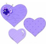Sizzix Bigz vyřezávací šablona Srdce 3 ks – Hledejceny.cz