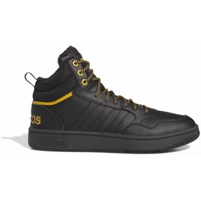 adidas Hoops 3.0 Mid WTR core black/core black/preloved yellow