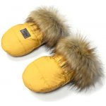 JASMINE Rukavice s kožíškem medové – Zboží Mobilmania