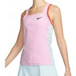 Nike Court Dri Fit Slam Tank light arctic pink glacier blue team orange black – Sleviste.cz