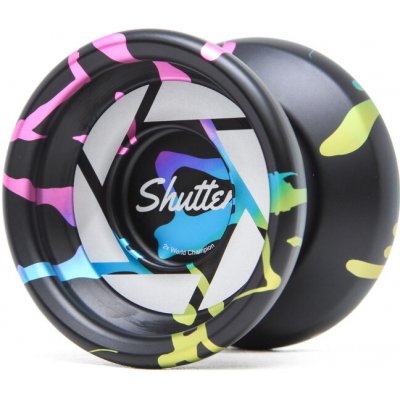 YoyoChampion Shutter Splash Kovové Yoyo Černá Barevná – Zboží Dáma