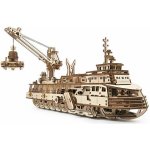 Ugears 3D mechanické puzzle výzkumné plavidlo Research Vessel 575 ks – Zbozi.Blesk.cz