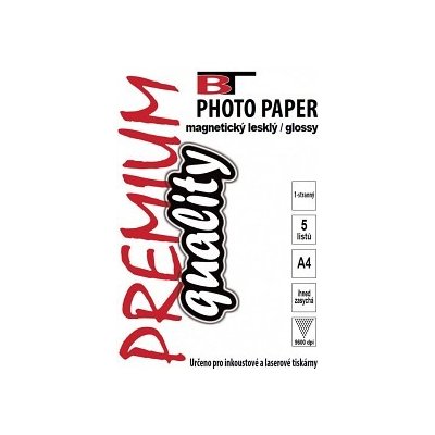 BT fotopapír magnetický lesklý A4 (5listů) – Zbozi.Blesk.cz
