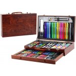 mamido Umělecká sada v dřevěném kufříku 123 prvků – Hledejceny.cz