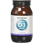 Viridian nutrition Vitamin D3 2000IU 150 kapslí – Hledejceny.cz
