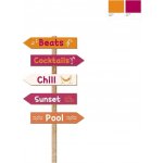 Boltze Rozcestník na letní slavnost Guidepost, 46,5 x 120 cm – Hledejceny.cz