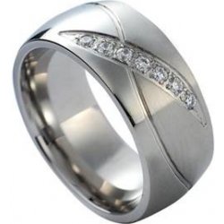 Nubis NSS1019 dámský snubní prsten se zirkony